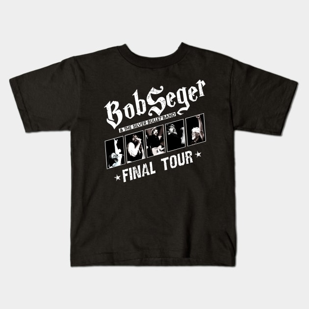 Special Bob the legend rock and Roll american Seger Final Tour Kids T-Shirt by bodisemok